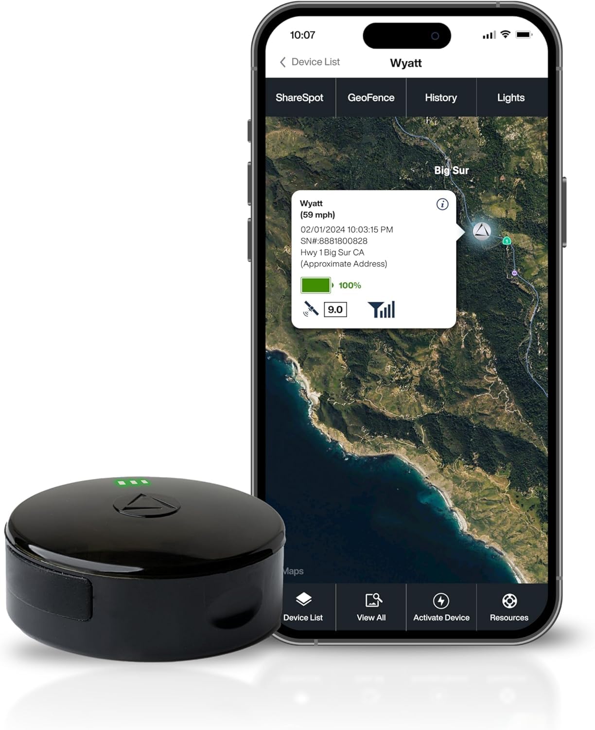 Landairsea 54 Gps Tracker (2024 Version)   Long Battery, Magnetic, & Waterproof. Global Gps Tracker For Vehicles. Made In The Us